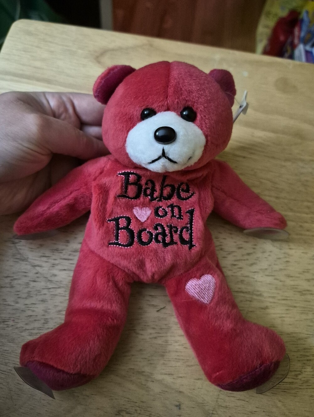 Vintage Standen  Car Buddies Gifted Bears  Babe On Board NWT